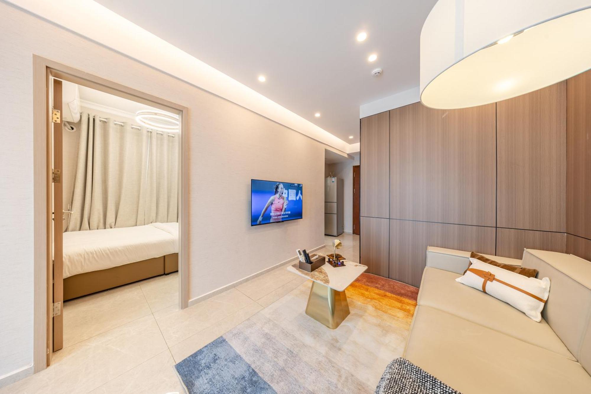 Boruisi Video And Audio Light House - Shenzhen Convention And Exhibition Center Gangxia Metro Station Aparthotel Eksteriør bilde