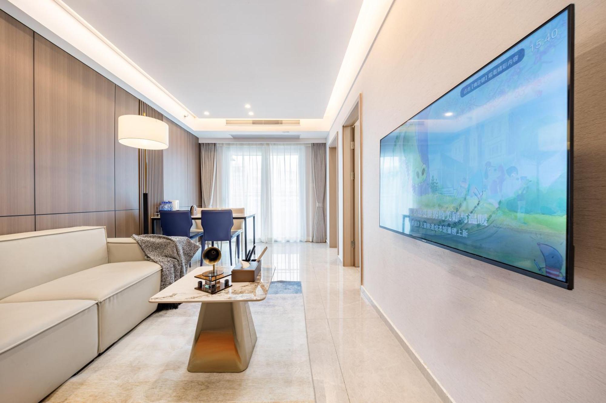 Boruisi Video And Audio Light House - Shenzhen Convention And Exhibition Center Gangxia Metro Station Aparthotel Eksteriør bilde